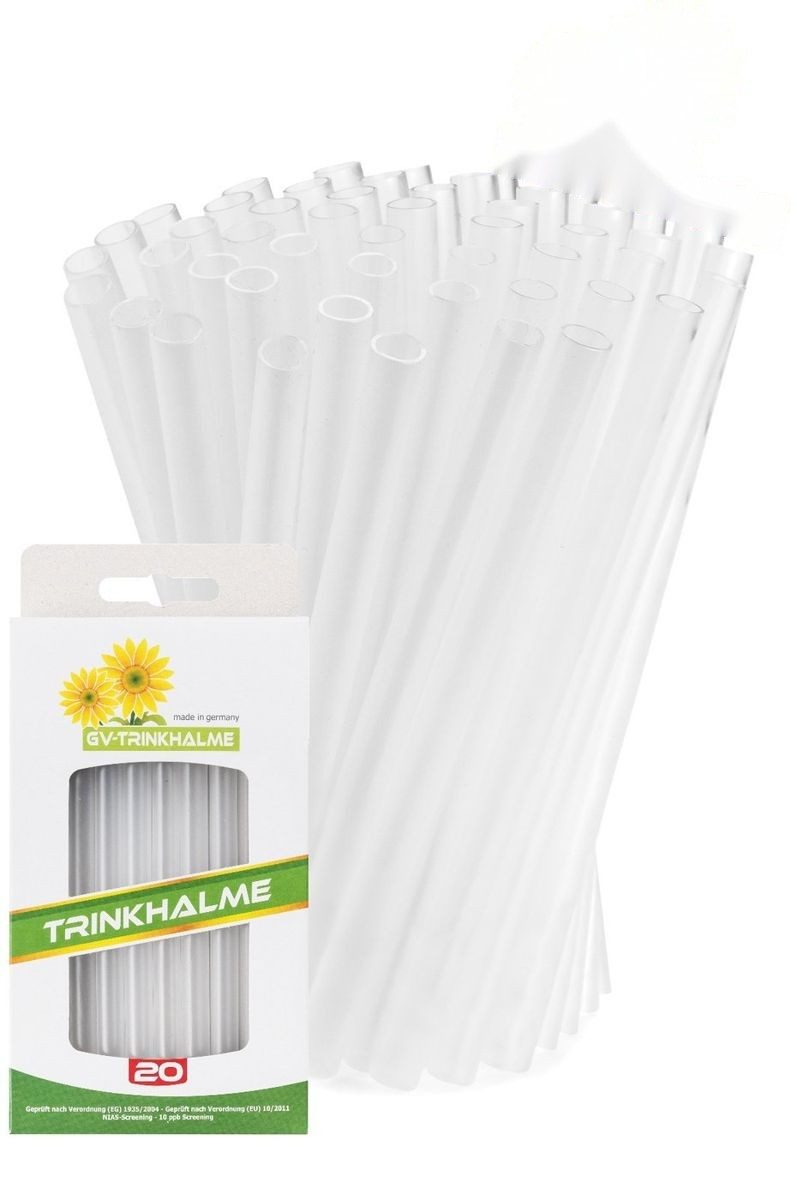 GV Trinkhalme Transparent